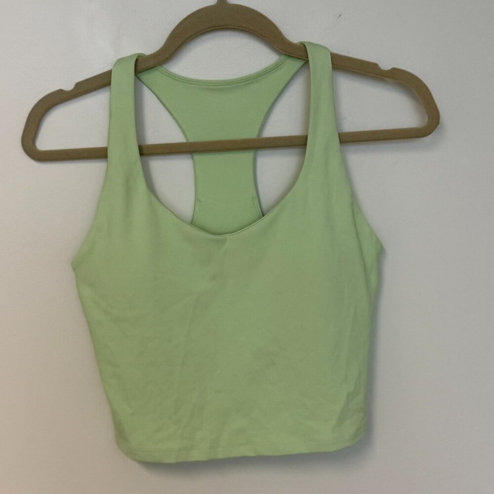 Fabletics Anywhere Cropped Built-In-Bra Tank sz small